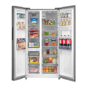 Midea 513L Inverter Side by Side refrigerator - Stainless Steel - Image 8