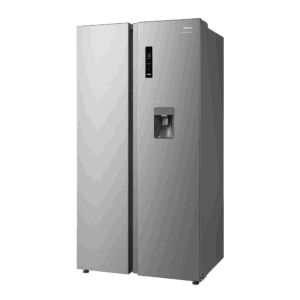 Midea 513L Inverter Side by Side refrigerator - Stainless Steel - Image 2