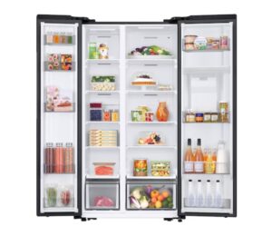 Samsung 560L Side-by-Side Fridge – Gentle Black Matt (Non-Plumbed Water Dispenser) - Image 3