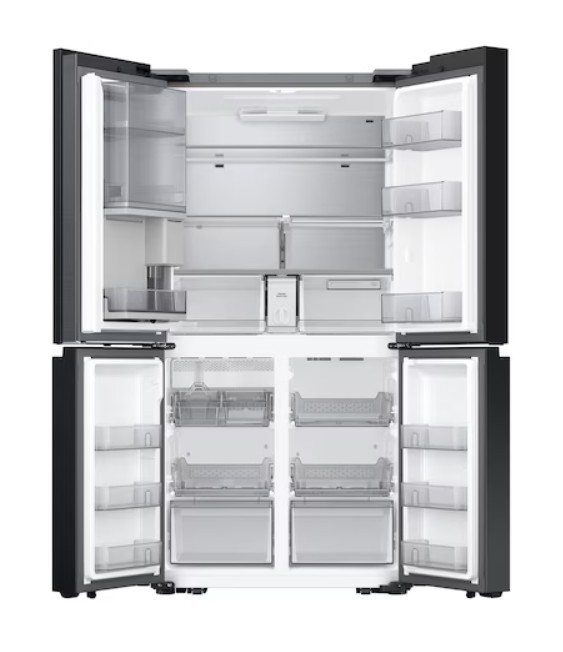 Samsung Bespoke 704L French Door Refrigerator With Customizable Design - White - See-Thru Door - Image 4