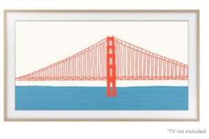 Samsung Customizable 55 INCH TEAK BEZEL TV Frame (LS03A/B) & (VG-SCFA) - Image 3
