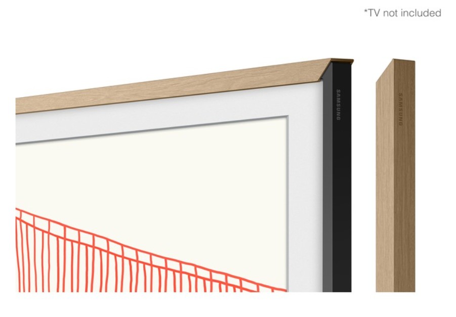 Samsung Customizable 55 INCH TEAK BEZEL TV Frame (LS03A/B) & (VG-SCFA) - Image 2
