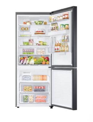 Samsung 459L Frost Free Top Fridge Bottom Freezer Combination Fridge - Black - Image 4