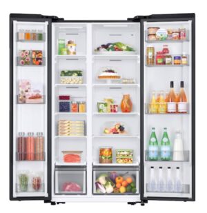 Samsung 564L Side by Side Fridge with Digital Inverter Technology - Gentle Matt Black - Image 4