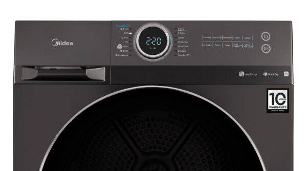 10kg Heat Pump Dryer with WiFi - Titanium - Image 2