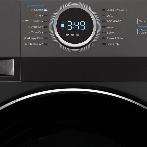 Midea 10/7kg Washer Dryer – Titanium - Image 5
